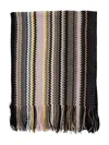 Missoni Chevron Fringed Scarf In Multi