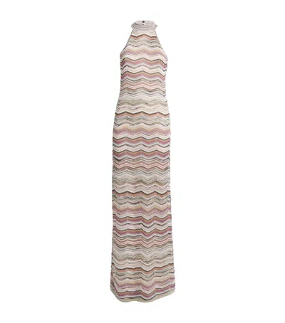 Missoni Chevron Halterneck Maxi Dress