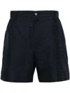 Missoni Chevron-jacquard Chino Shorts In Blue