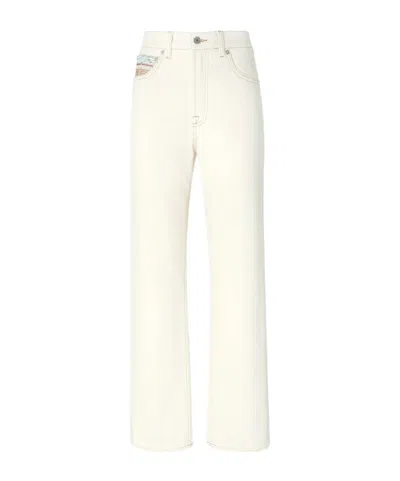 Missoni Chevron-jacquard Jeans In White