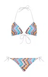Missoni Chevron-knit Bikini In Multi