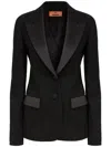 Missoni Lapel Long-sleeved Suit Jacket In 黑色