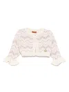 Missoni Cardigan Mit Zickzackmuster In Nude