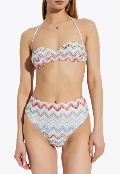Missoni Chevron Knit Halterneck Bikini