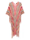 Missoni Chevron-knit Poncho In Multi
