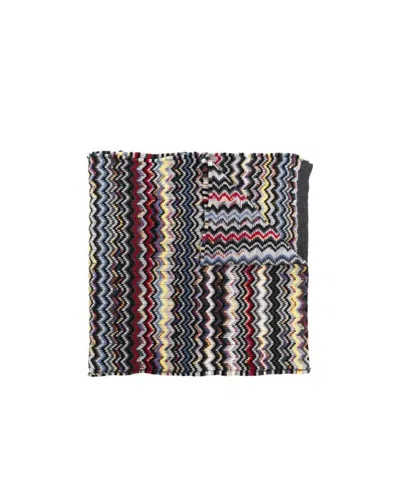 Missoni Chevron-knitted Wraparound Scarf In Multicolor