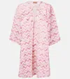 Missoni Chevron Lamé Kaftan In Multicoloured