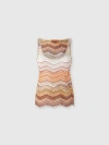 Missoni Tanktop Aus Chevron-lamé Mit Pailletten In Multicoloured