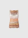 Missoni Tanktop Aus Chevron-lamé Mit Pailletten In Multicoloured