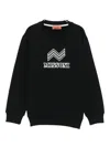 Missoni Chevron-logo Sweatshirt In Black