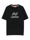 Missoni Chevron-logo T-shirt In Black