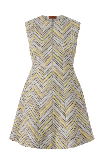 Missoni Chevron Mini Dress In Multi