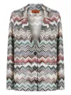 Missoni Chevron-pattern Blazer In Multi