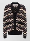 Missoni Zigzag Cardigan Sweaters And Cardigans Multicolor In Black