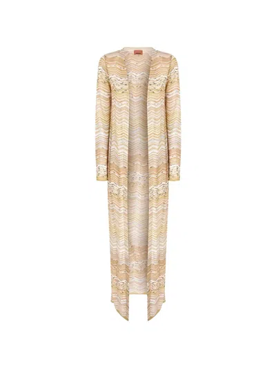 Missoni Chevron-pattern Cardigan In Multi