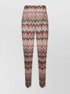 Missoni Chevron Pattern Elastic Waistband Trousers