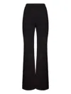 Missoni Straight Long Pants In Chevron Pattern In Black