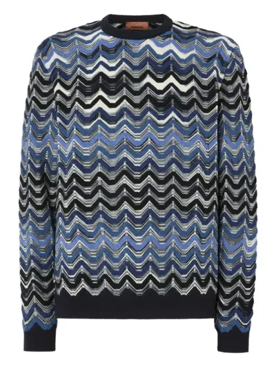 MISSONI CHEVRON-PATTERN KNITWEAR SWEATER