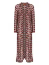 Missoni Chevron-pattern Maxi Cardigan In Multi