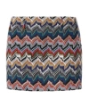 Missoni Mini Skirt With Snake Pattern In Multi
