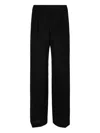 Missoni Chevron-pattern Open-knit Trousers In Black