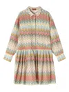 Missoni Chevron-pattern Shirt Dress In Multi