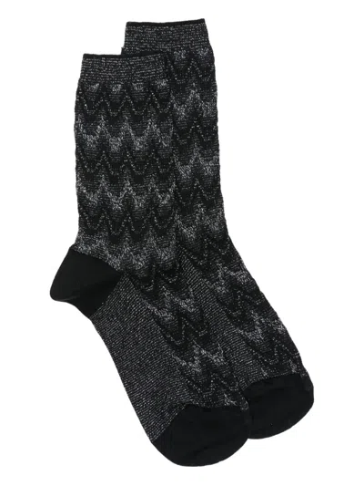 MISSONI CHEVRON-PATTERN SOCKS