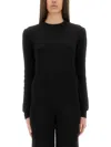 Missoni Zigzag Pattern Crew Neck Sweater In Black
