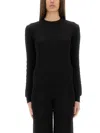 Missoni Zigzag Pattern Crew Neck Sweater In Black