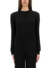 Missoni Zigzag Pattern Crew Neck Sweater In Black