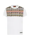 Missoni Chevron-pattern T-shirt In White
