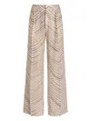 Missoni Chevron-pattern Tailored Trousers In Multi