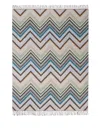 Missoni Chevron-pattern Throw (130cm X 190cm) In Neutrals