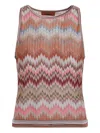 Missoni Chevron-pattern Top In Multi