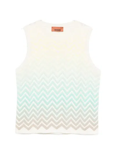Missoni Chevron-pattern Top In Multi