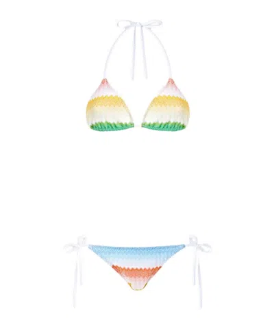 MISSONI CHEVRON-PATTERNED BIKINI