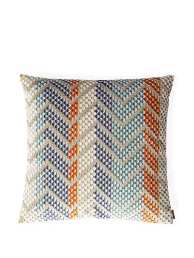 MISSONI CHEVRON-PATTERNED CUSHION