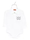 Missoni Chevron-pocket Bodysuit In White