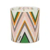 Missoni Chevron Print Glass Scented Candle Home In Multicolor