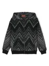 Missoni Chevron-knit Jacket In Black