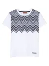 Missoni Chevron-print T-shirt In White