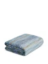 Missoni Chevron Quilted Duvet In Blue