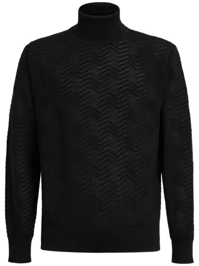 MISSONI CHEVRON ROLL-NECK JUMPER