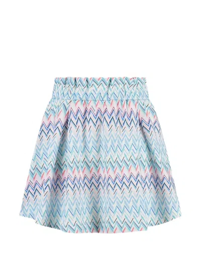 Missoni Kids' Chevron Skirt In Multi