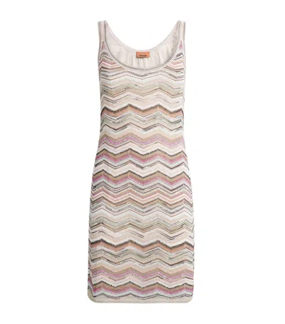 Missoni Chevron Sleeveless Mini Dress