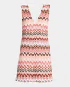 Missoni Women's Sleeveless Short Dress In Multi