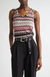 Missoni Chevron Stripe Knit Tank