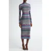 Missoni Optical Print Jacquard Dress In Multi