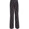 Missoni Chevron Stripe Metallic Knit Pants In Multi