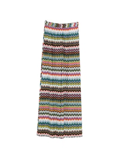Missoni Chevron Trousers In Multi